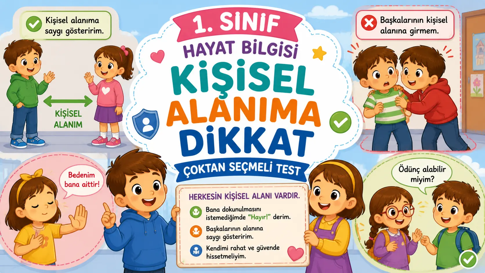 kişisel alanıma dikkat etkinliği