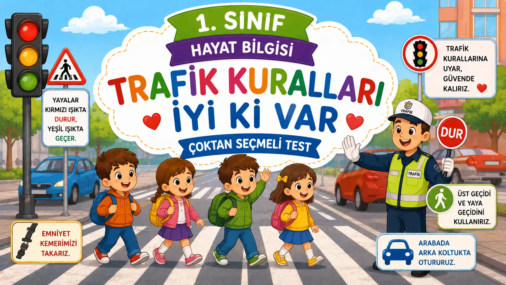 trafik kuralları etkinlik testi