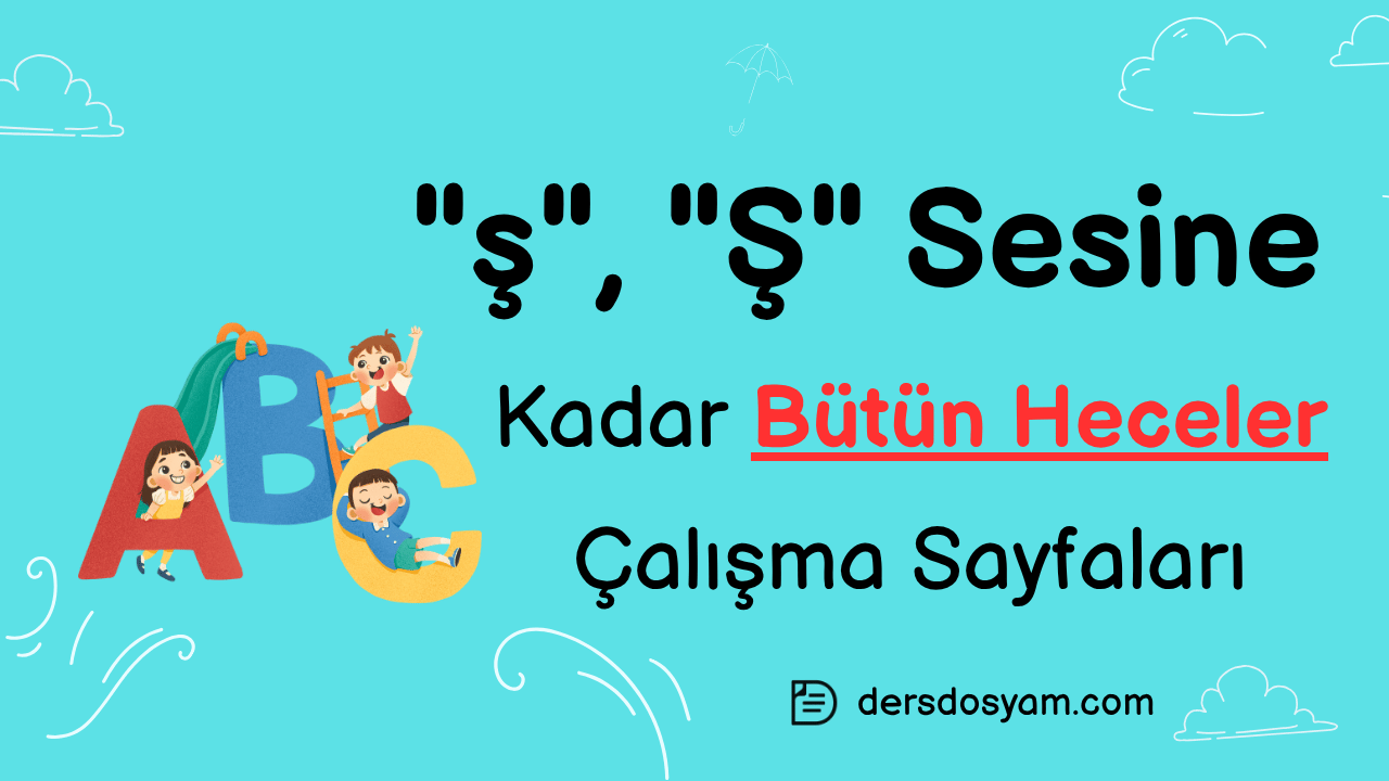 ş sesine kadar bütün heceler çalışma kağıdı önizlemesi