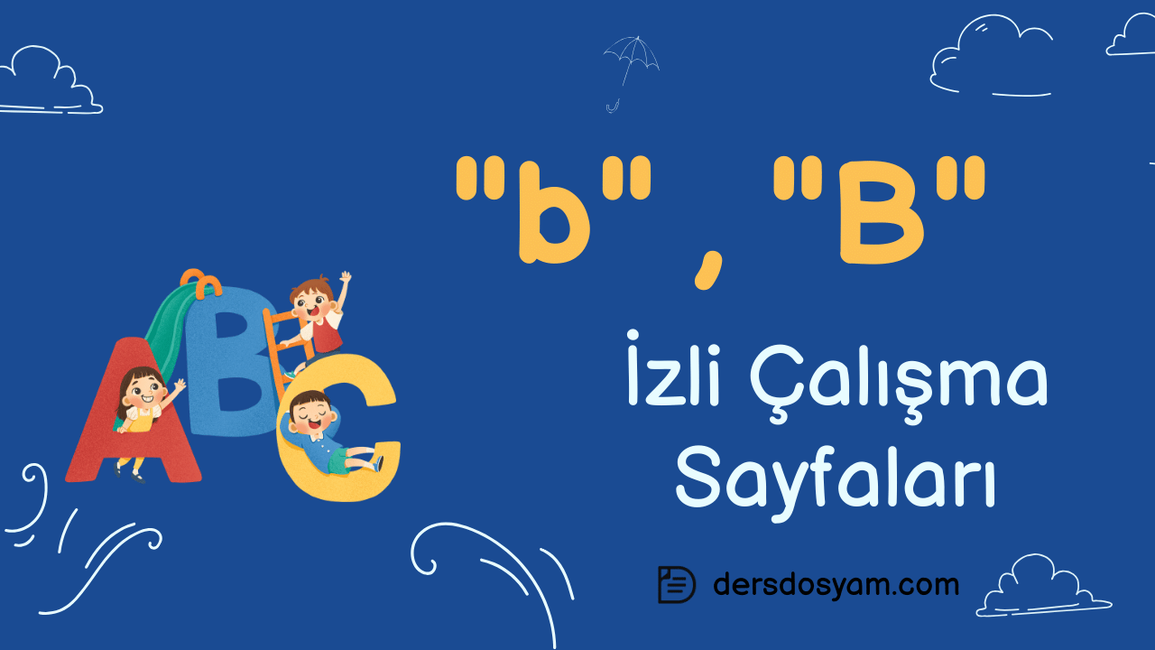 b sesi yazma çalışma sayfası önizlemesi