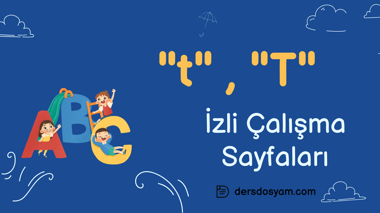 t sesi yazma çalışma sayfası önizlemesi