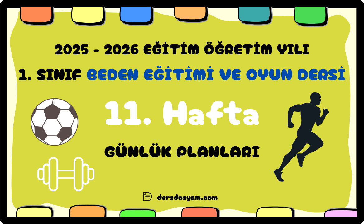Beden Eğitimi ve Oyun Günlük Plan