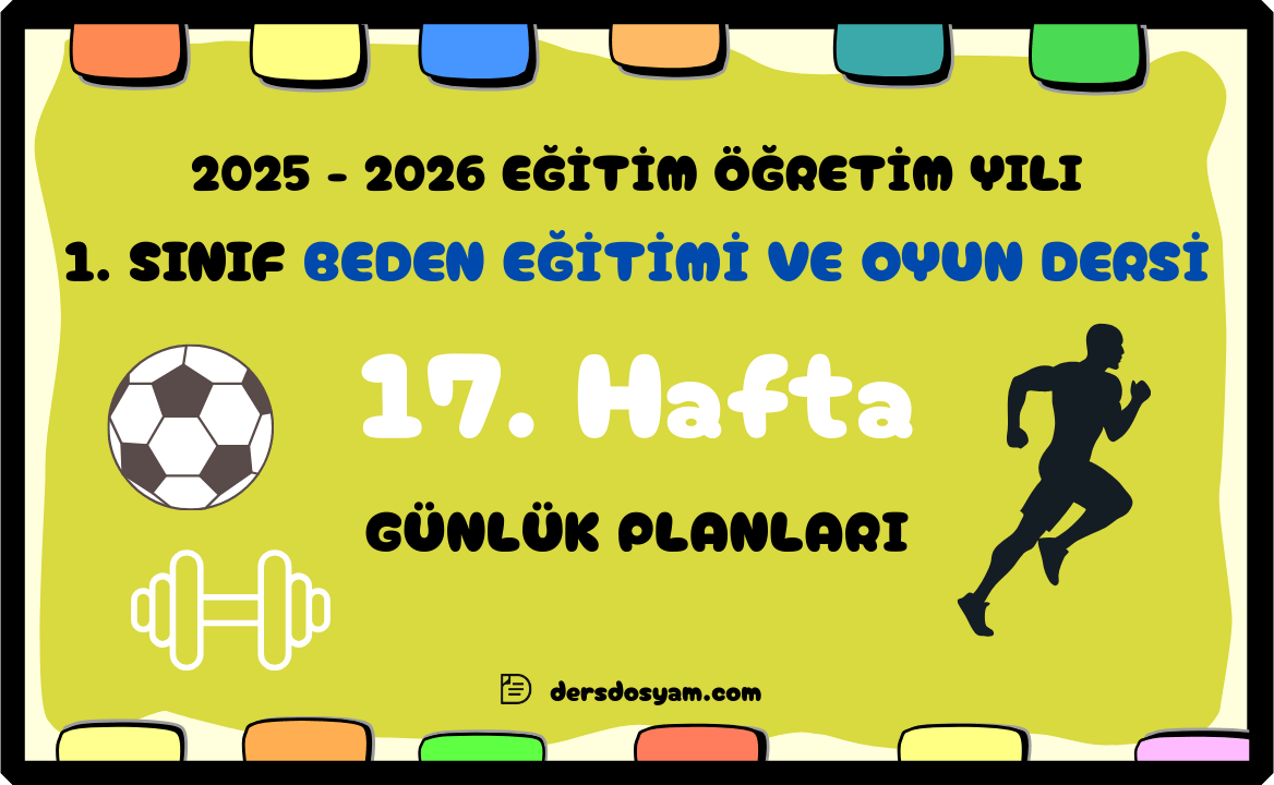 Beden Eğitimi ve Oyun Günlük Plan