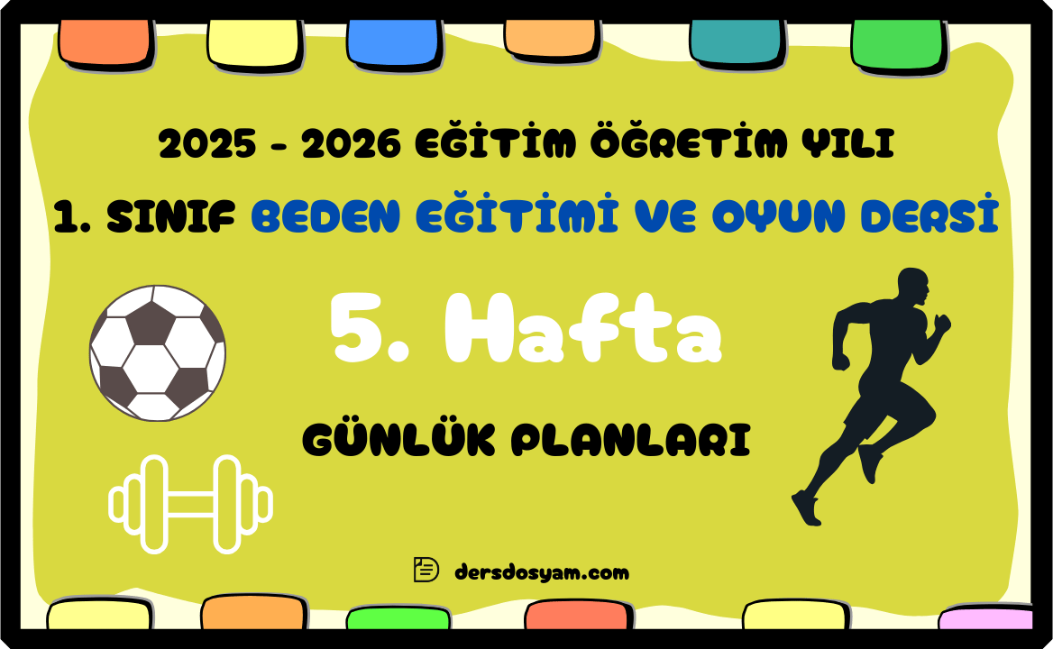 Beden Eğitimi ve Oyun Günlük Plan