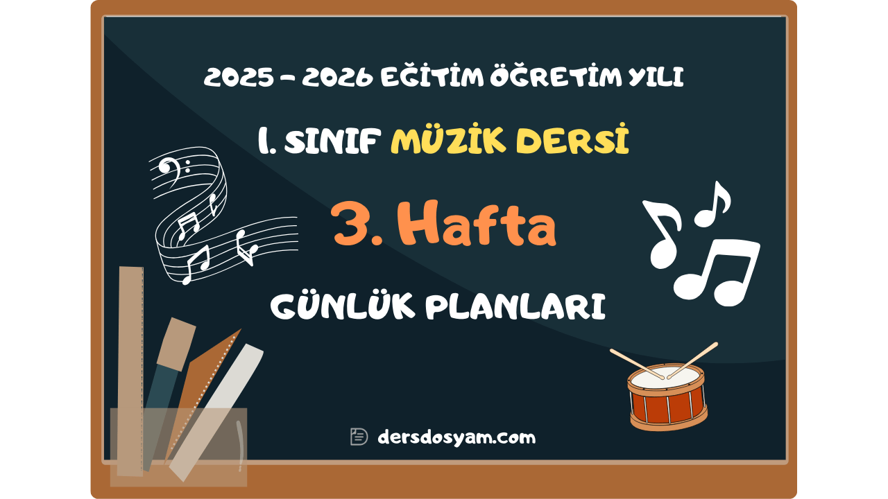 Müzik Dersi Günlük Plan