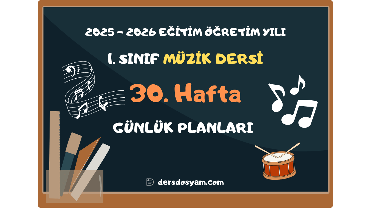 Müzik Dersi Günlük Plan