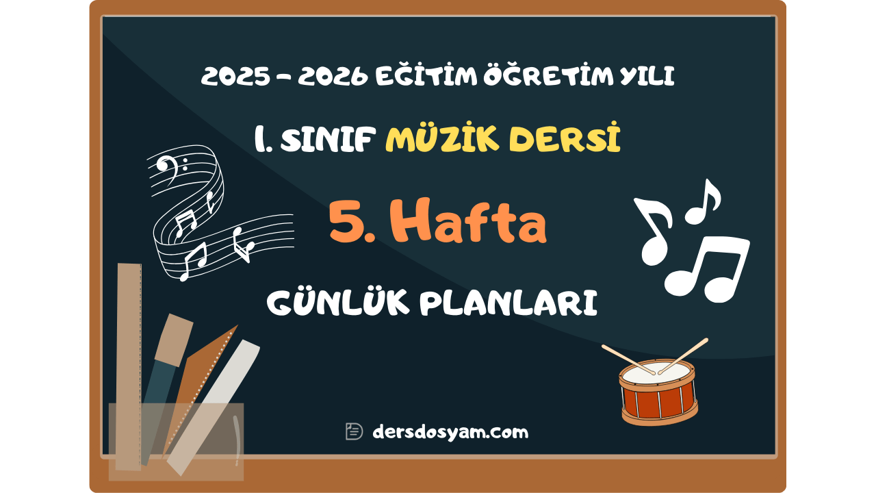 Müzik Dersi Günlük Plan
