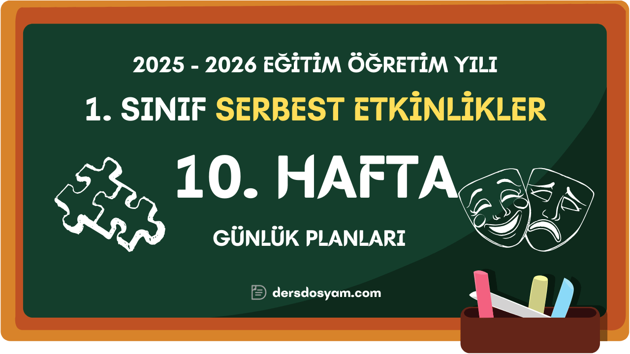 Serbest Etkinlikler Günlük Plan