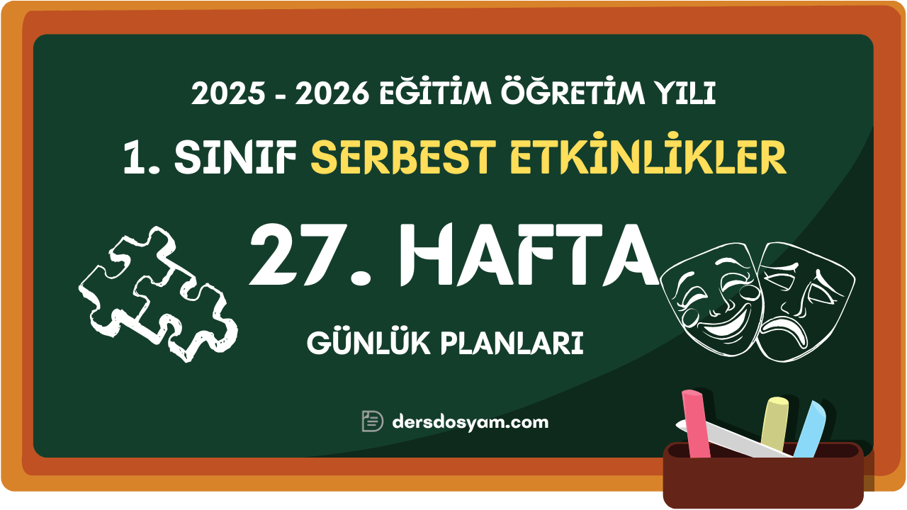 Serbest Etkinlikler Günlük Plan