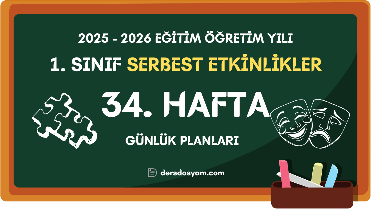 Serbest Etkinlikler Günlük Plan