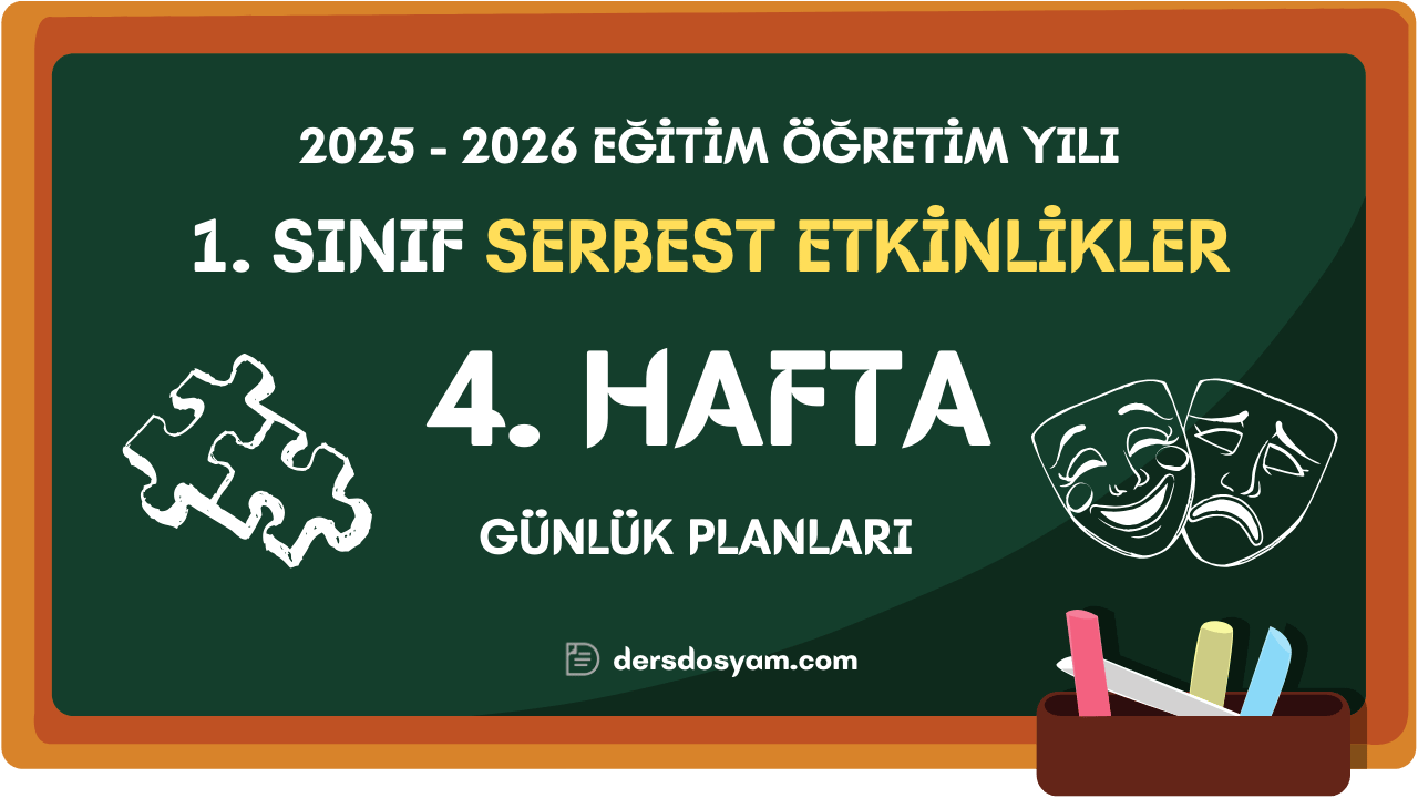 Serbest Etkinlikler Günlük Plan