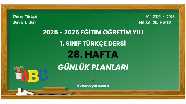 Türkçe Günlük Plan