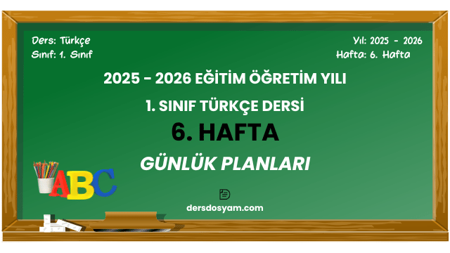 Türkçe Günlük Plan