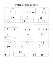 Parçalardan Bütüne Toplama Materyali - Adım 1