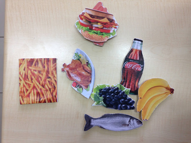 Sağlıklı Yiyecekler Dolabı Materyali - Adım 2