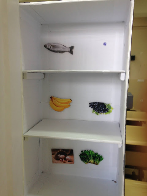 Sağlıklı Yiyecekler Dolabı Materyali