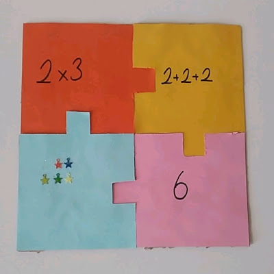 Sayılarla Puzzle Materyali