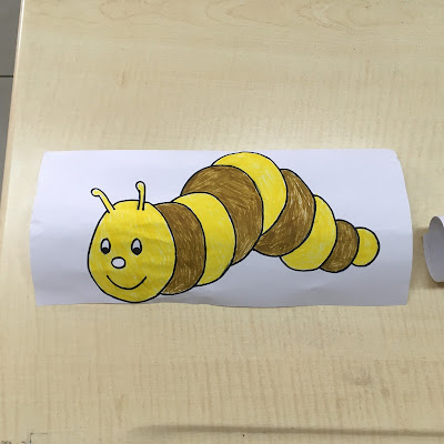 Sihirli Tırtıl Materyali - Adım 1